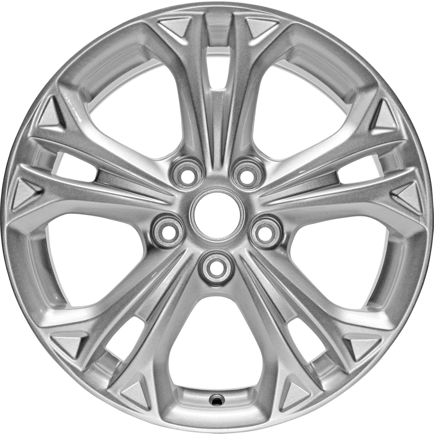 New 17" 17x7.5" Silver Aluminum Alloy Wheel Rim for 2010 2011 2012 Ford Fusion | ALY03871U20N | Direct Fit - OE Specs
