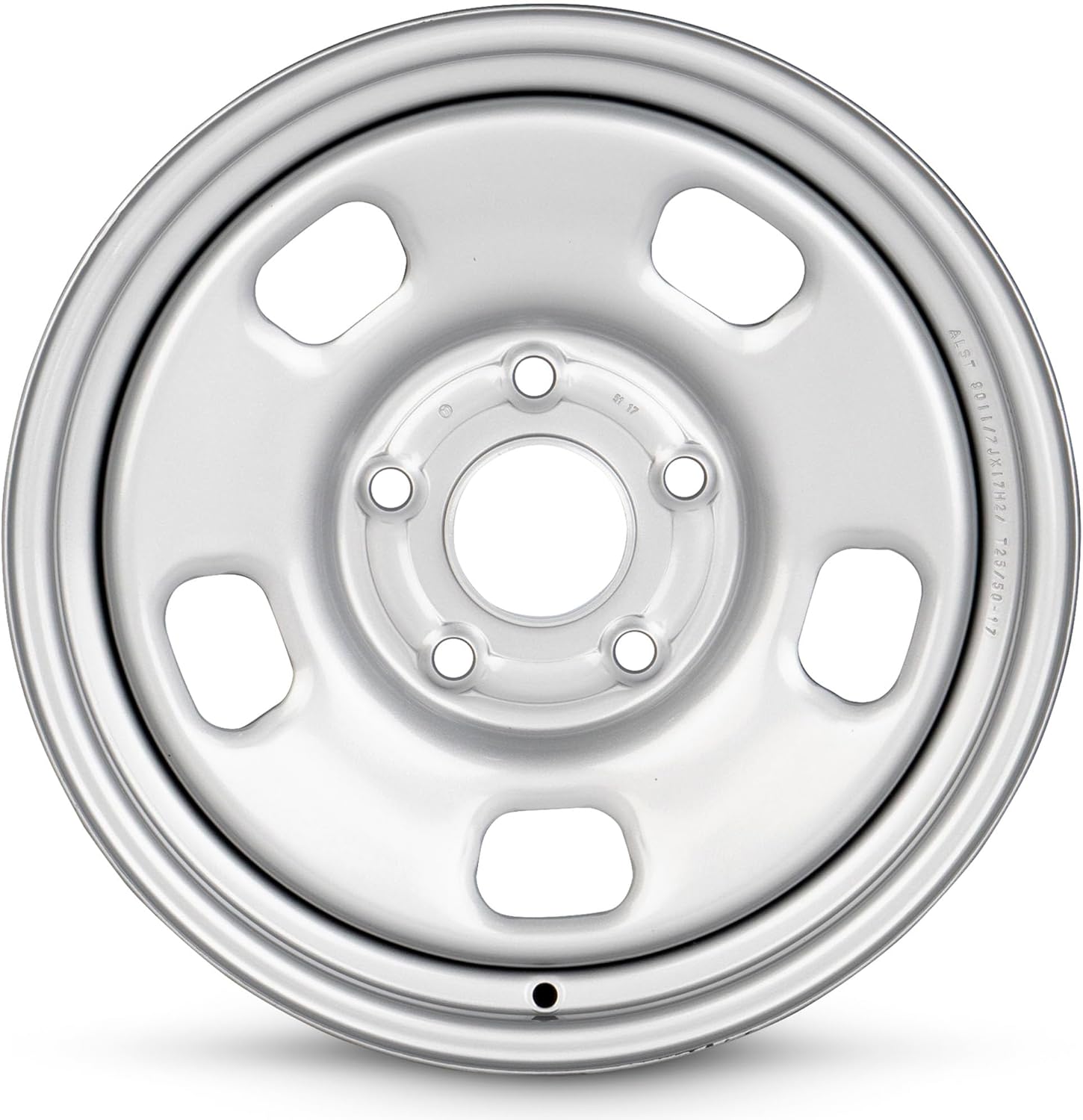 For 2013-2024 Dodge Ram 1500 17 Inch Powder-Coated Silver Steel Rim - OE Direct Replacement - Road Ready Truck Wheel