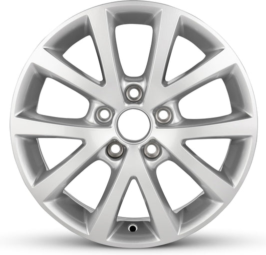 for 2010-2018 Volkswagen Jetta 16 Inch Painted Silver Rim - OE Direct Replacement - Road Ready Car Wheel