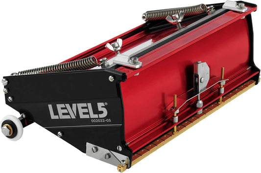 10-Inch Flat Box - LEVEL5 | Pro-Grade | Quick Clean | Drywall Sheetrock Gyprock Wallboard Finishing | 4-765
