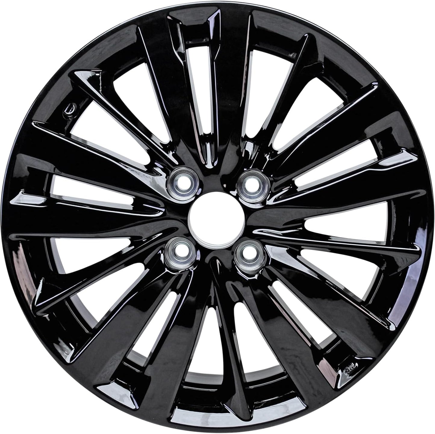 New 16x6 16-Inch Gloss Black Aluminum Alloy Wheel Rim Fits Honda Fit 2017 2018 2019 2020 ALY64073U46N