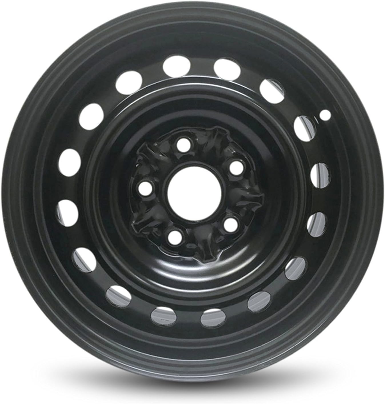 For 2002-2006 Toyota Camry 15 Inch Powder-Coated Black Rim - OE Direct Replacement - Road Ready Car Wheel