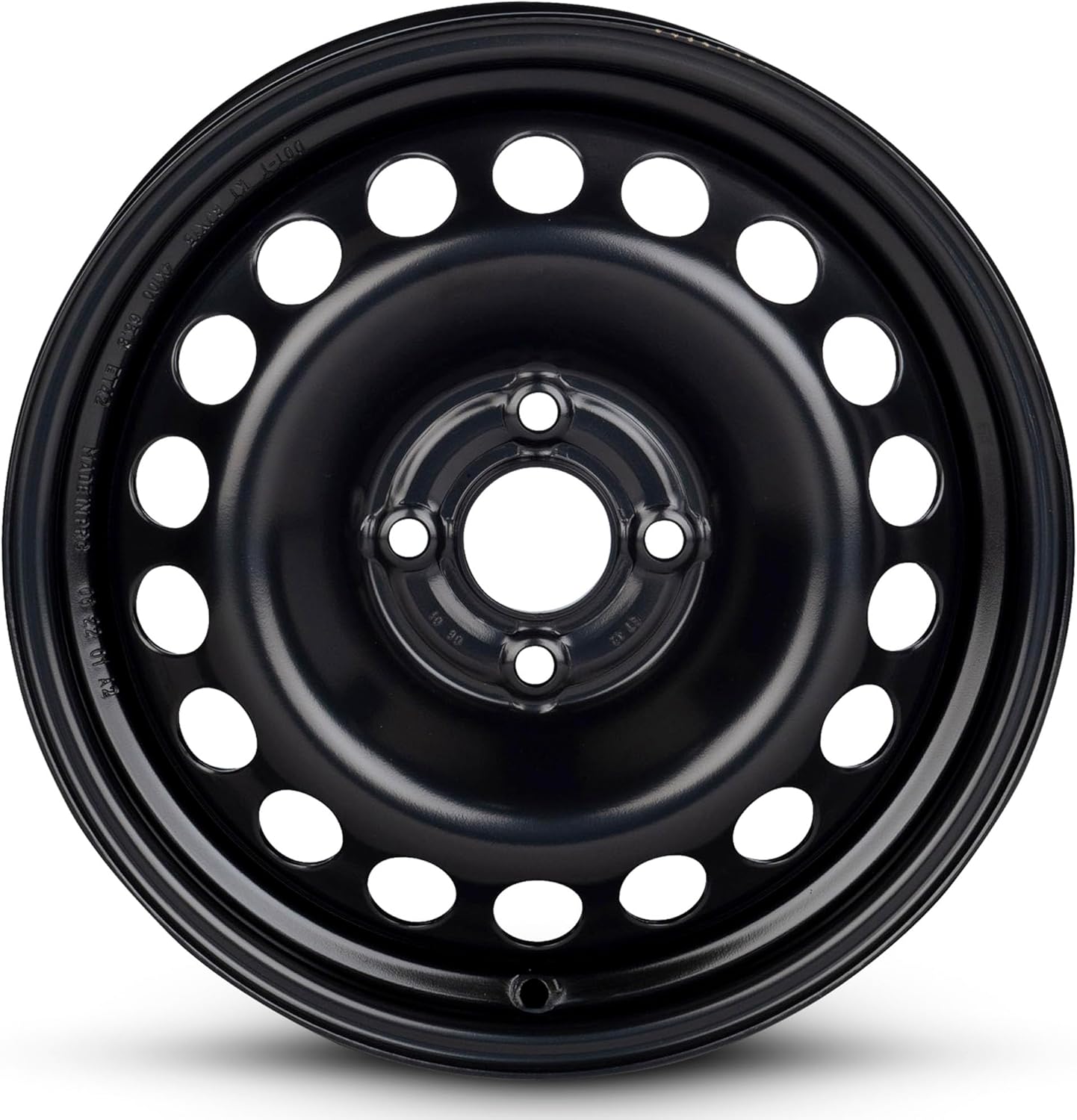 For 2005-2010 Chevrolet Cobalt 15 Inch Painted Black Rim - OE Direct Replacement - Road Ready Car Wheel