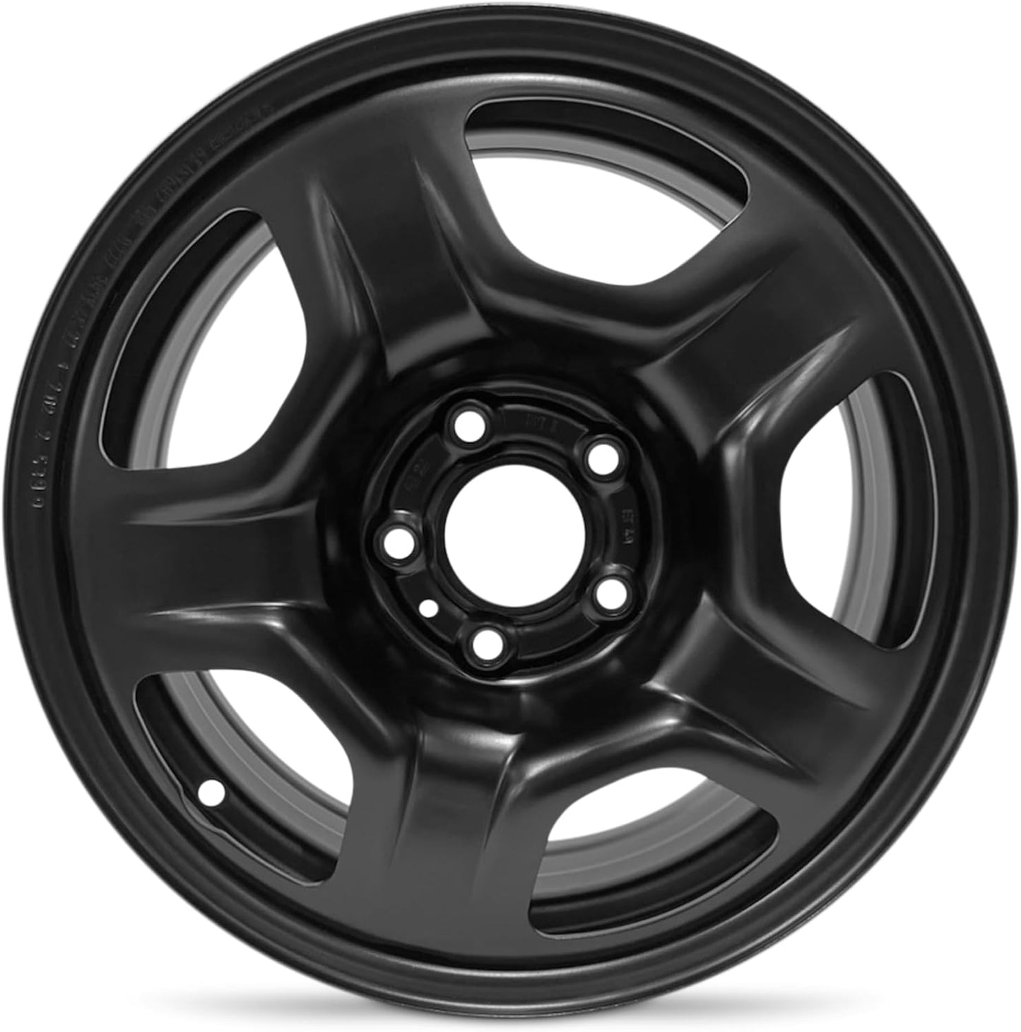 For 2017-2022 Jeep Compass 16 Inch Powder-Coated Black Steel Rim - Genuine OEM Rim - Road Ready SUV Wheel