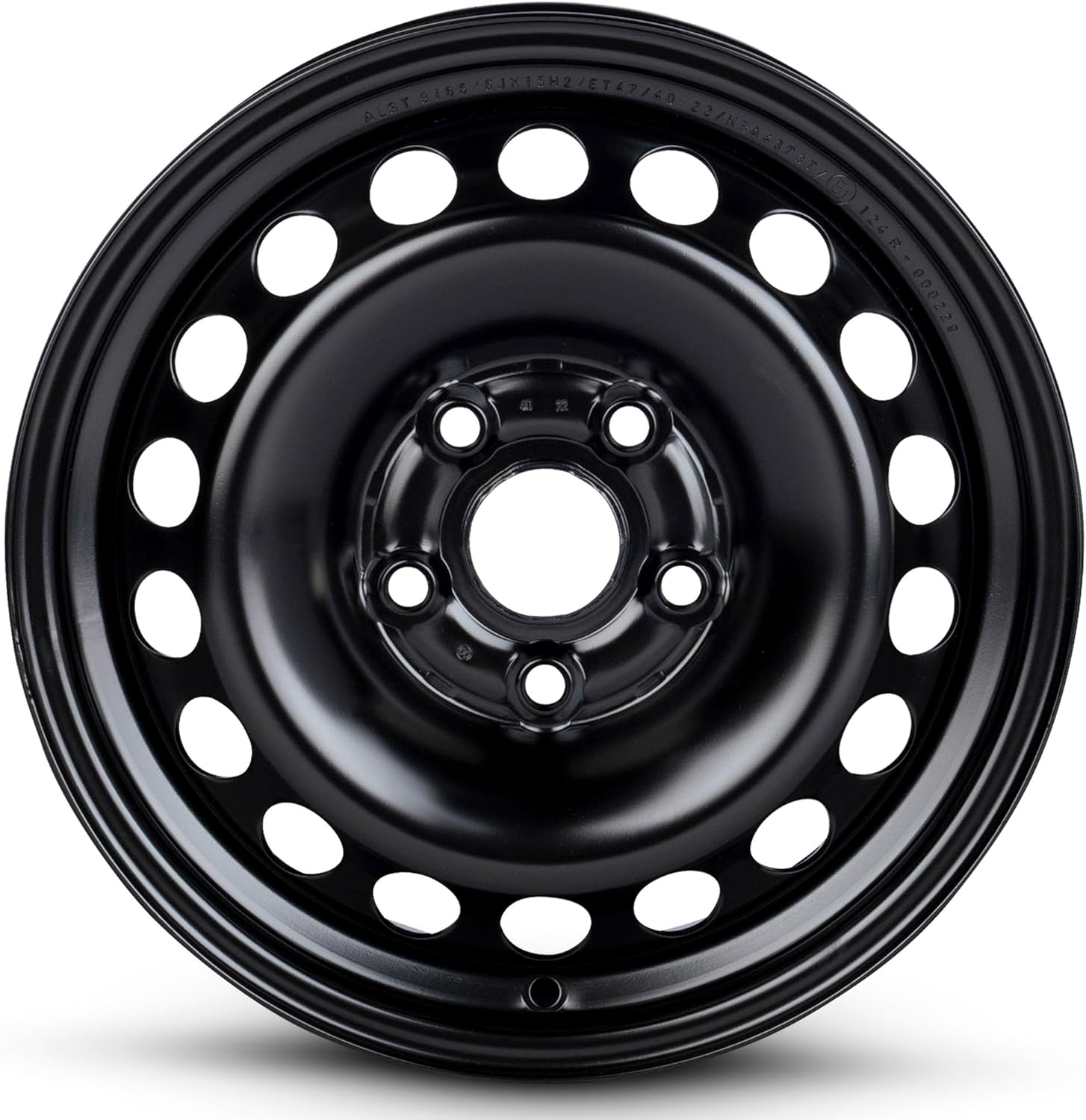 For 2006-2016 Volkswagen Jetta 15 Inch Painted Black Rim - OE Direct Replacement - Road Ready Car Wheel