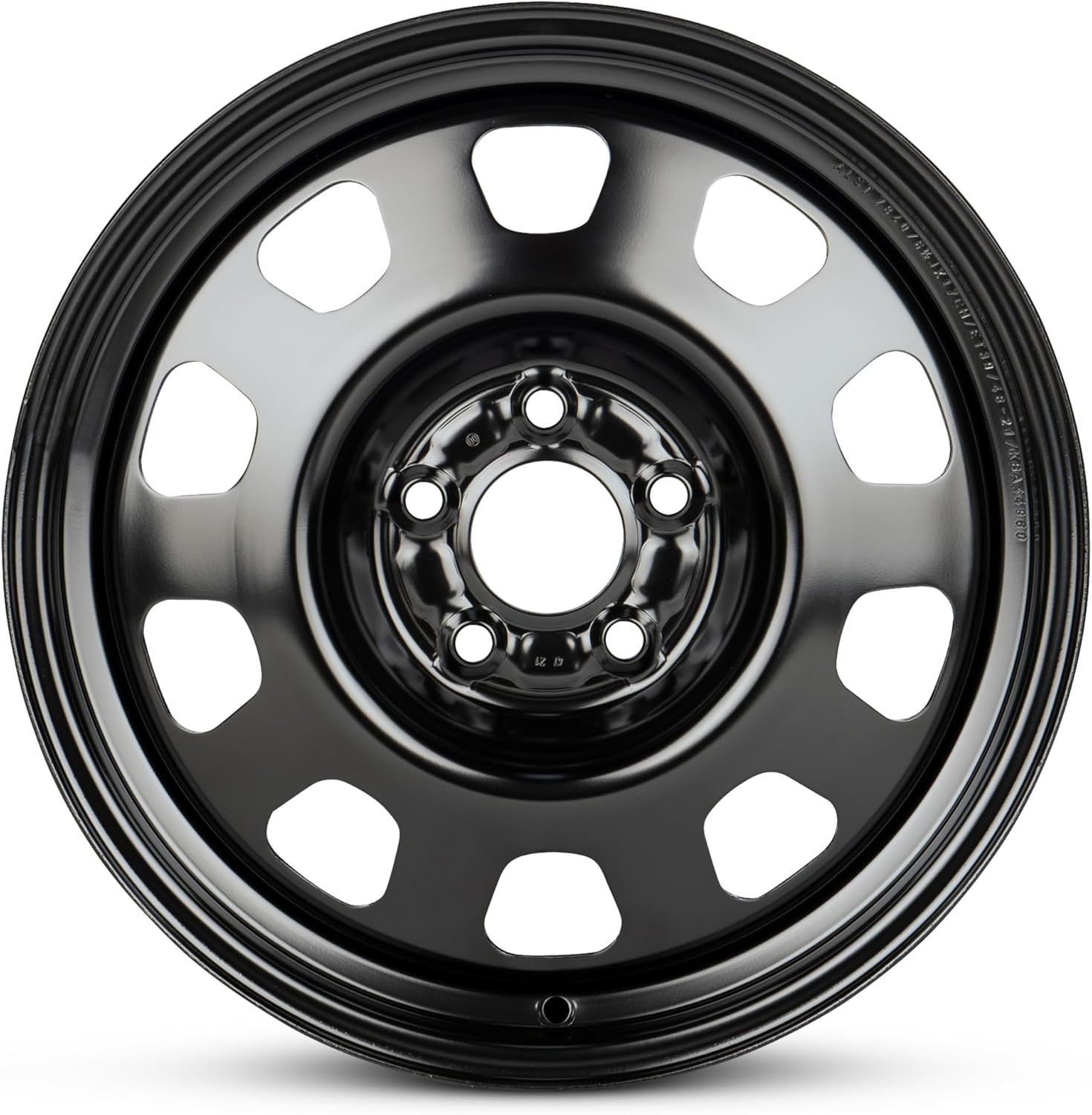 For 2008-2014 Dodge Avenger 17 Inch Painted Black Rim - OE Direct Replacement - Road Ready Car Wheel
