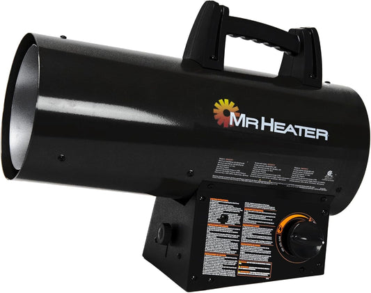 Mr. Heater 60,000 BTU Forced Air Propane Space Heater with 10 ft. Hose and Regulator