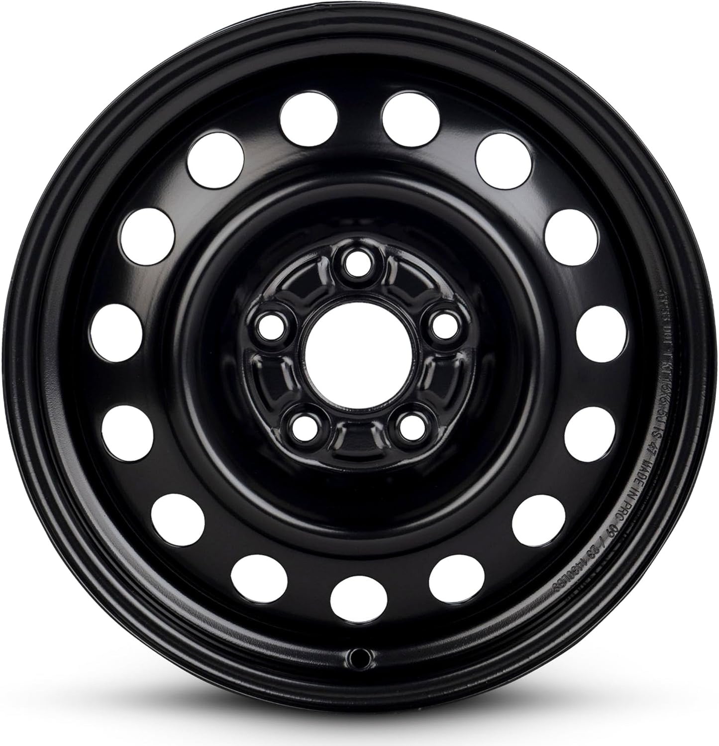 For 2008-2012 Honda Accord 16 Inch Painted Black Rim - OE Direct Replacement - Road Ready Car Wheel