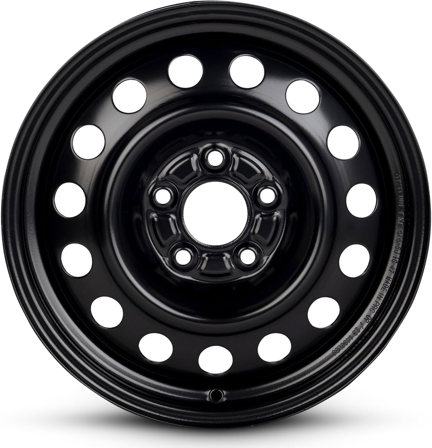 For 2008-2012 Honda Accord 16 Inch Painted Black Rim - OE Direct Replacement - Road Ready Car Wheel