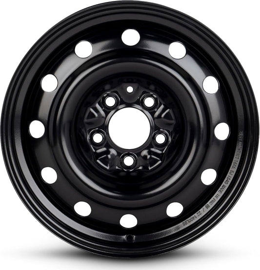 For 2001-2002 Chrysler Town & Country 16 Inch Painted Black Rim - OE Direct Replacement - Road Ready Car Wheel