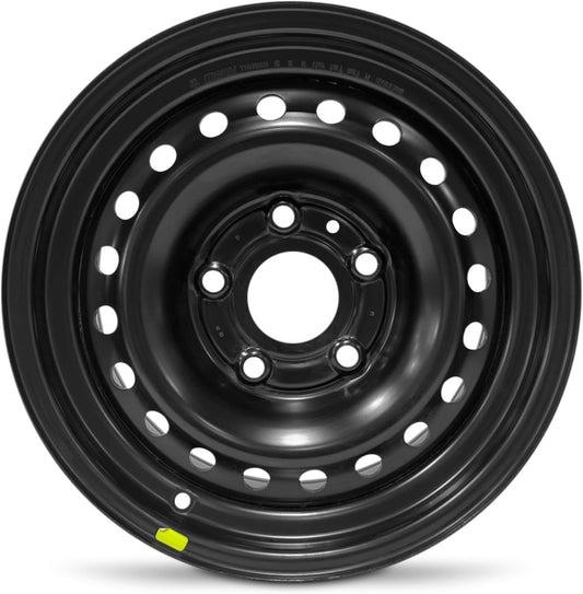 For 2005-2011 Dodge Dakota 16 Inch Powder-Coated Black Steel - Genuine OEM Rim - Road Ready Truck Wheel