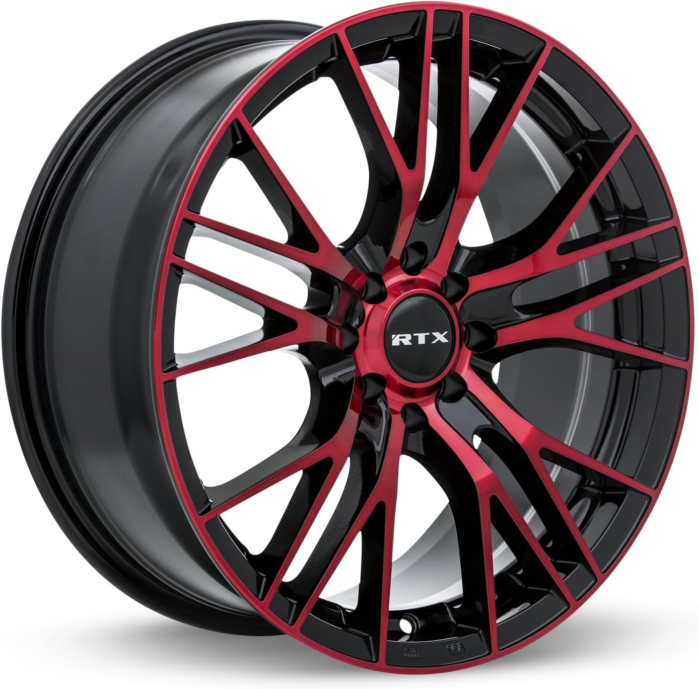 Rtx Vertex 16x7 5x114.3 Machined Red Wheels