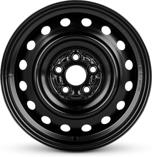 For 12-16 Subaru Impreza 15 Inch Black Painted Steel Rim - OE Direct Replacement - Road Ready Car Wheel