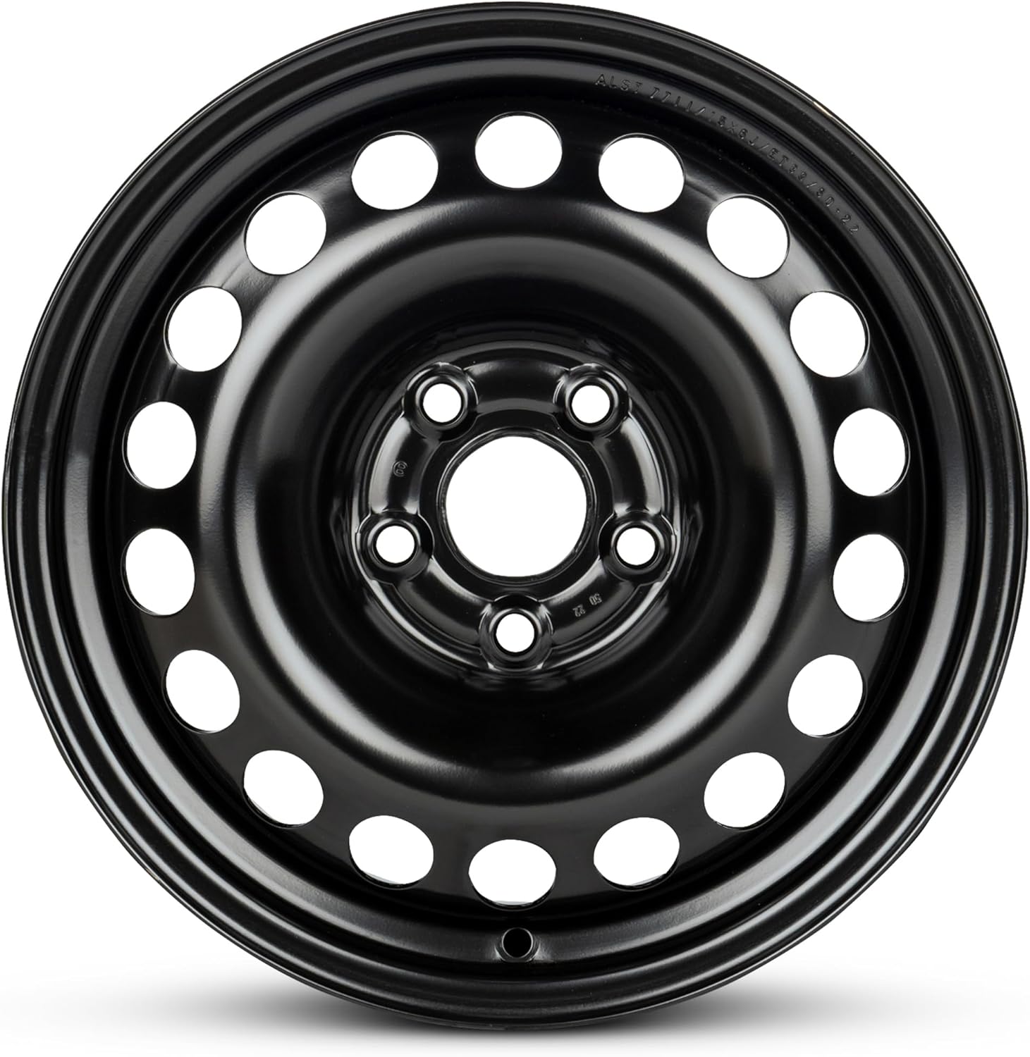 For 2016-2019 Chevrolet Cruze 15 Inch Painted Black Rim - OE Direct Replacement - Road Ready Car Wheel