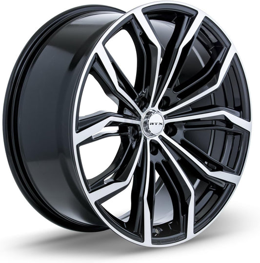 RTX® (RTX) • 081926 • Black Widow • Black Machined • 18x8 5x114.3 ET42 CB73.1
