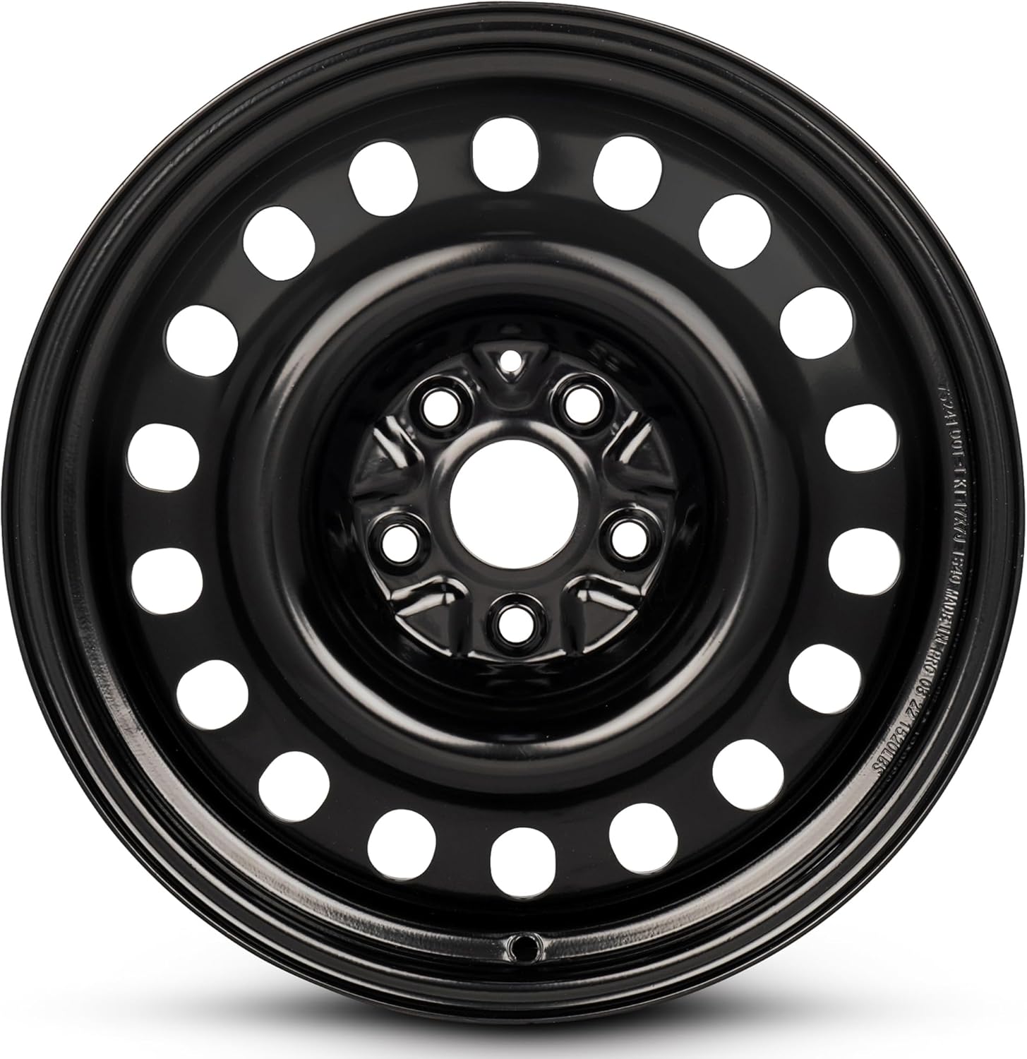 For 2019-2025 Toyota Rav4 17 Inch Powder-Coated Black Rim - OE Direct Replacement - Road Ready SUV Wheel