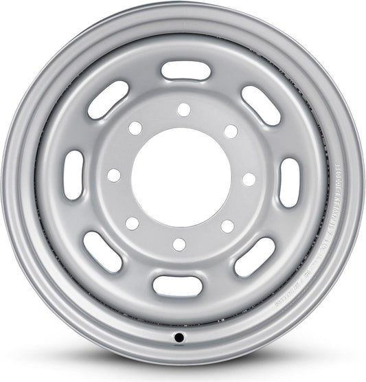 For 1999-2004 Ford F250SD 16 Inch Painted Silver Rim - OE Direct Replacement - Road Ready Car Wheel