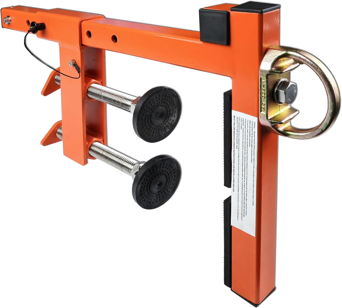 Fall Protection Non-Penetrating Parapet Anchor for Temporary,Fits Parapet Walls up to 15" Thick,No Installation Tools Required