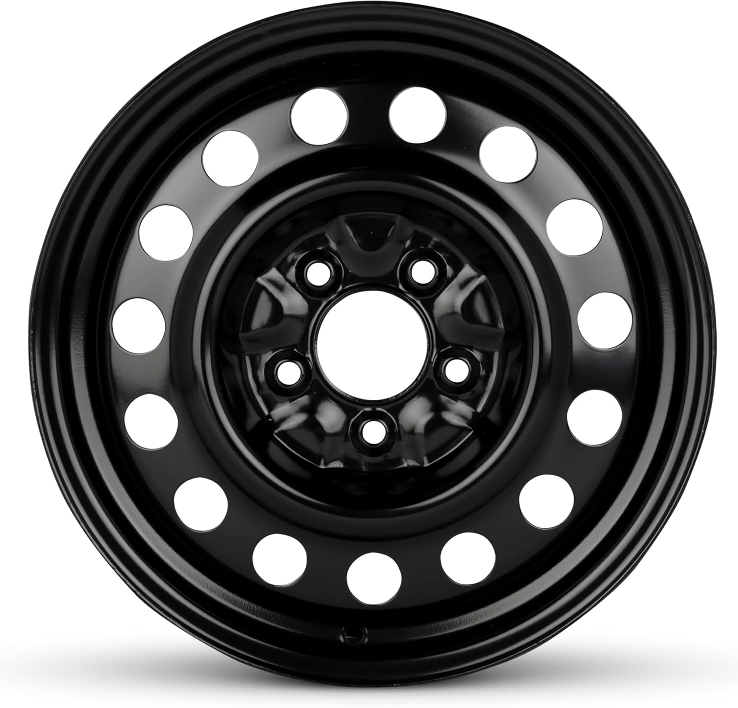 For 2003-2008 Pontiac Grand Prix 16 Inch Painted Black Rim - OE Direct Replacement - Road Ready Car Wheel