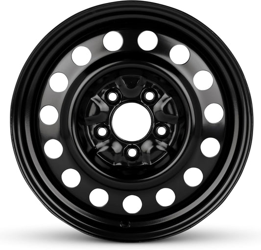 For 2003-2008 Pontiac Grand Prix 16 Inch Painted Black Rim - OE Direct Replacement - Road Ready Car Wheel
