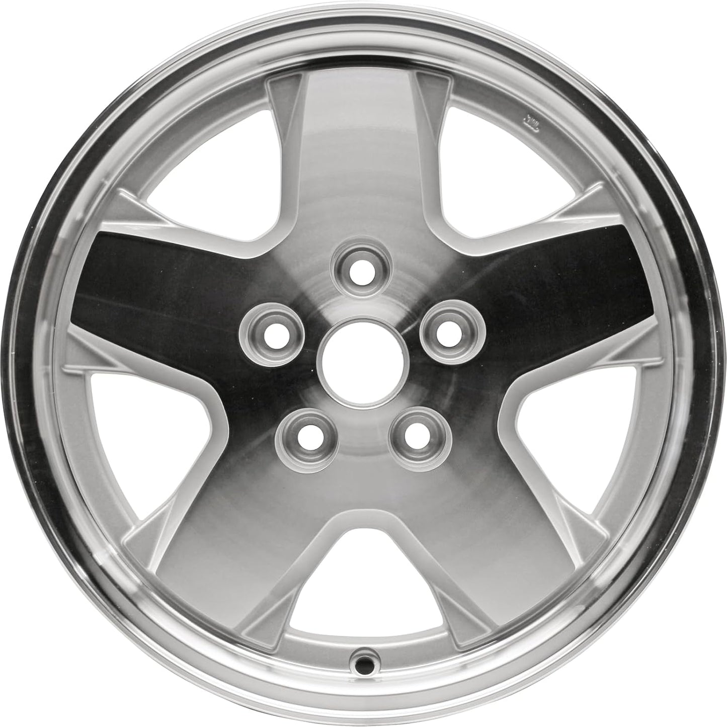 New 16x7" 16 Inch Machined and Silver Aluminum Alloy Wheel Rim for Jeep Liberty 2002 2003 2004 2005 2006 2007 | ALY09038U20N