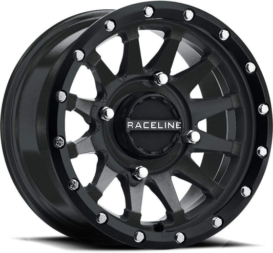 Raceline A95B Trophy 15x7 4x156 +10mm Satin Black Wheel Rim 15" Inch