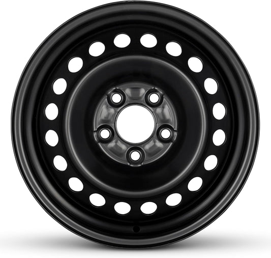 For 2012-2018 Ford Focus 15 Inch Painted Black Steel - Genuine OEM Rim - Road Ready Car Wheel
