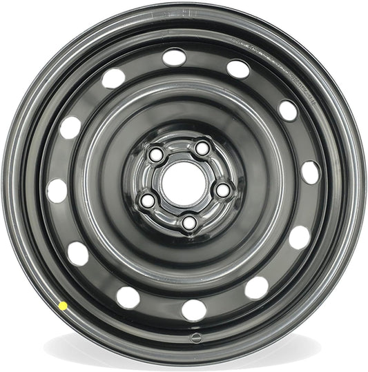 New Single 16" 16x6.5 Inch Steel Wheel for 2009–2019 Toyota Corolla & Matrix | OEM Design Replacement Rim | Black Finish | Direct Fit – OE Stock Specs | 69543