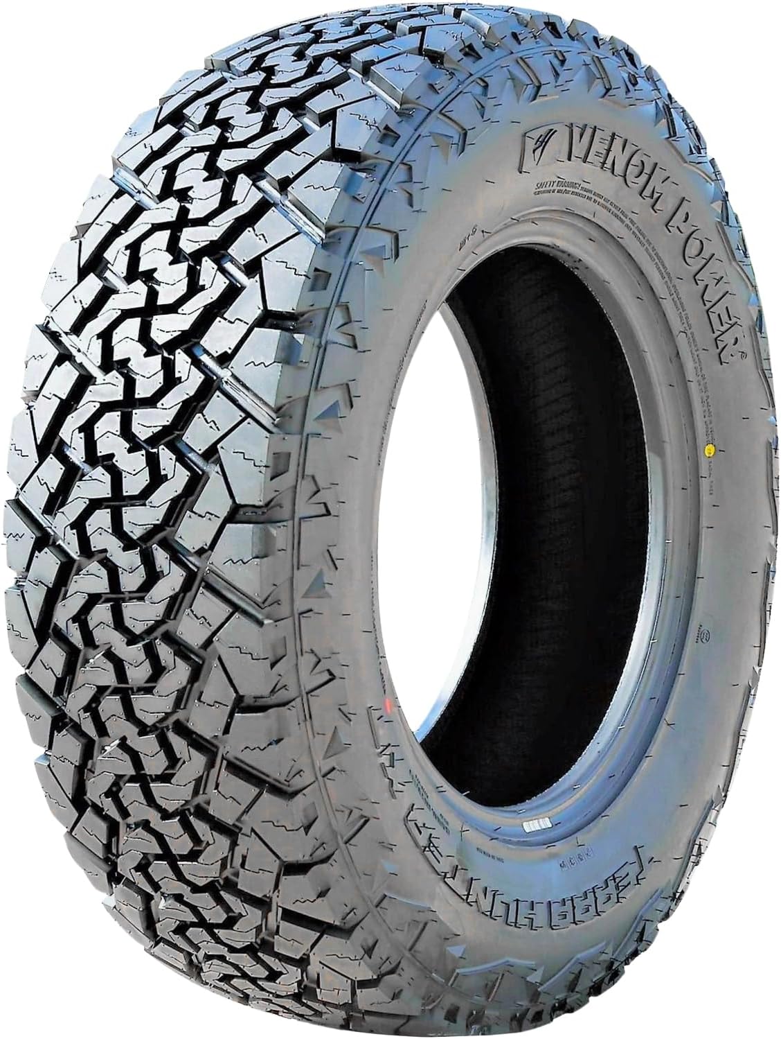 Venom Power Terra Hunter X/T XT All-Terrain Mud Light Truck Radial Tire-LT265/65R17 265/65/17 265/65-17 120/117S Load Range E LRE 10-Ply BSW Black Side Wall