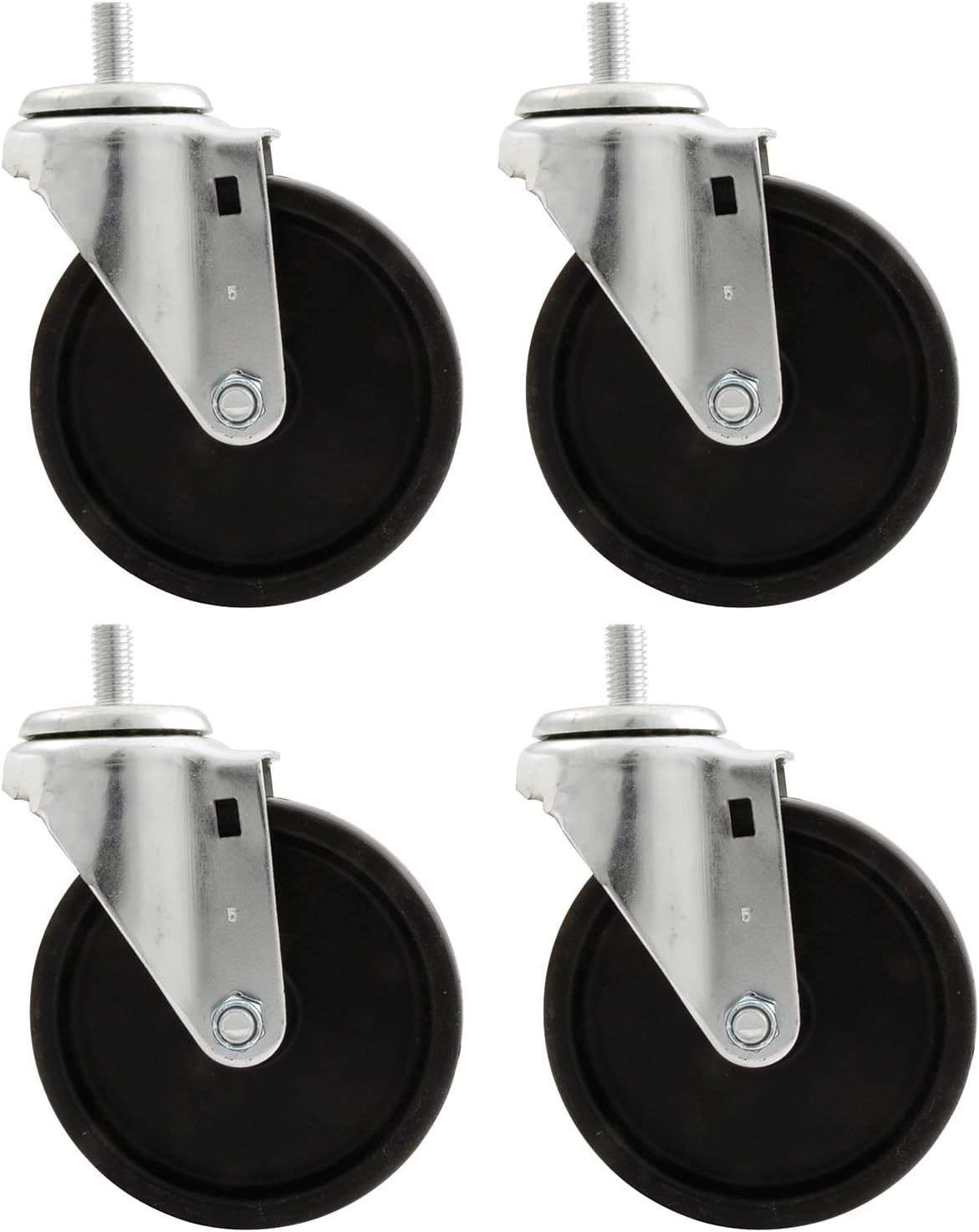 Allstar Performance ALL10166 5" Heavy Duty Cradle Wheel Kit, (Pack of 4)