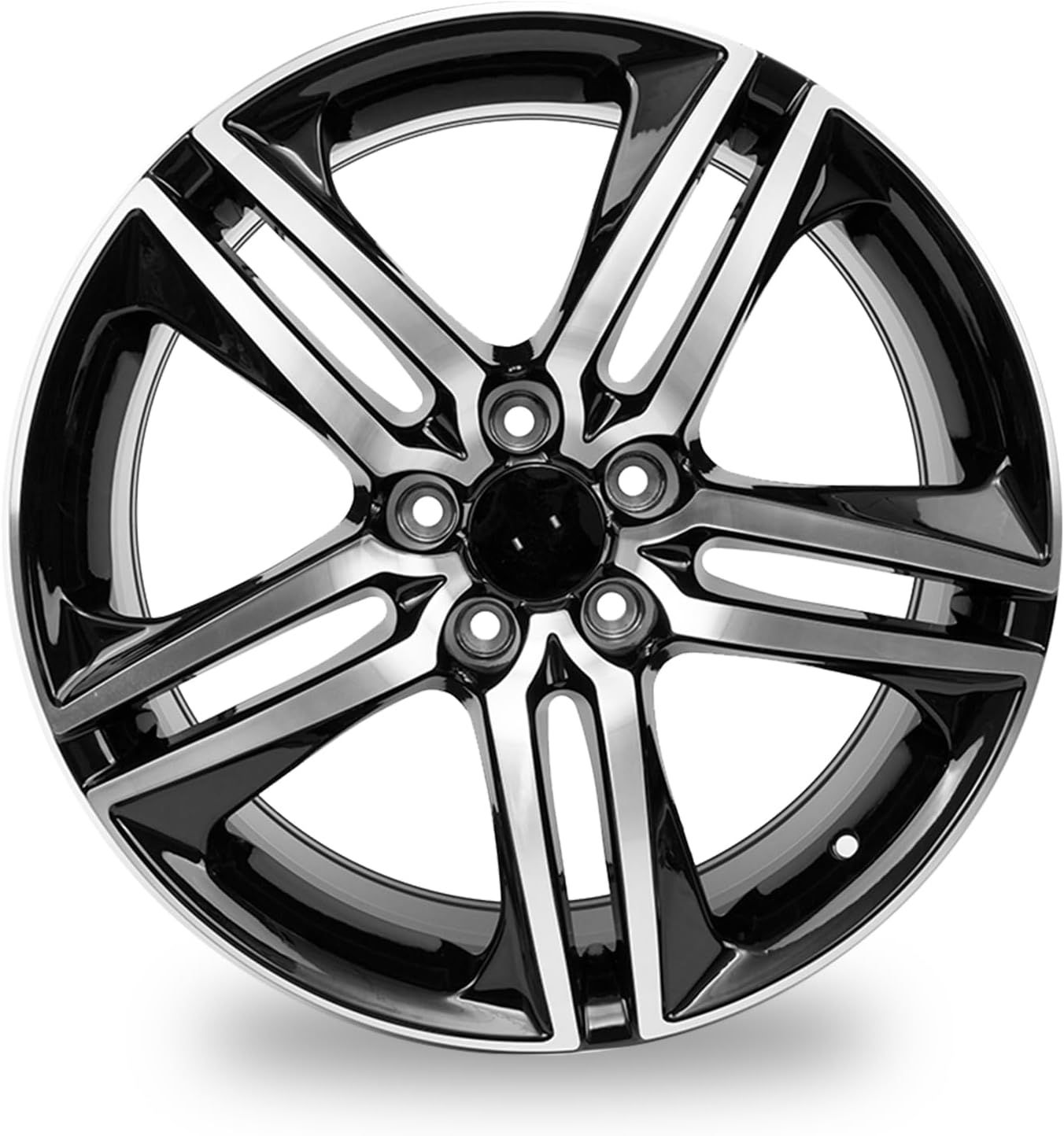 19" New 19x8 in Alloy Wheel for Honda accord 2016 2017 machined black OEM Design Replacement Rim（one pack)