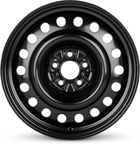 For 20-23 Ford Escape 17 Inch Black Painted Steel Rim - OE Direct Replacement - Road Ready Car Wheel