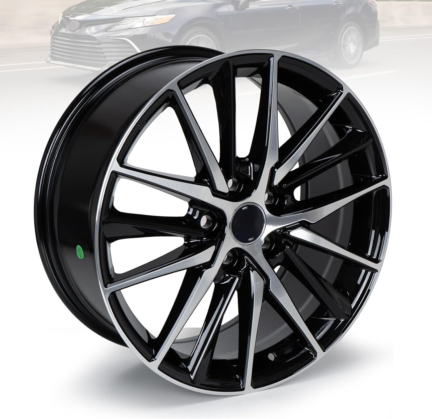 18\u201C x 8\u201D Wheels Rim for Toyota Camry 2021\/2022\/2023 Replacement Wheels Black 95093