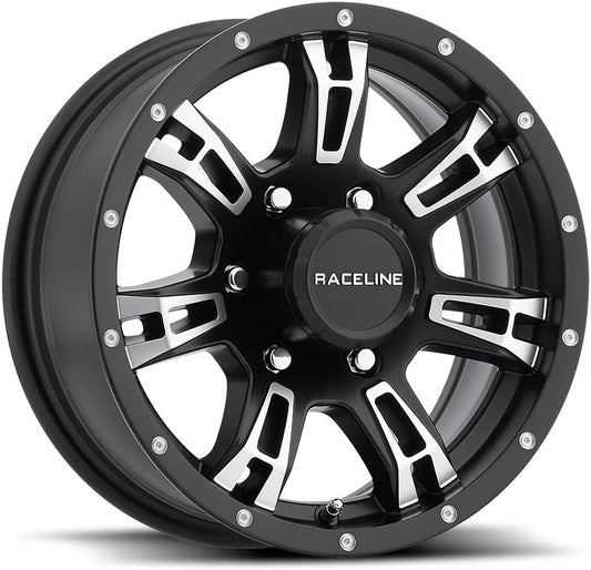 Raceline By Allied Wheel,15x6 840 Arsenal Aluminum Trailer Wheel 6x5.50