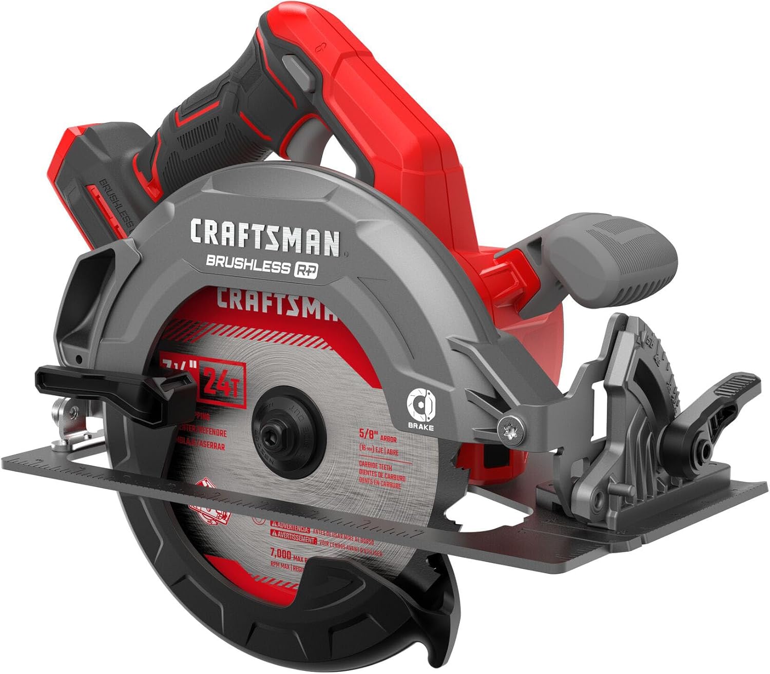 CRAFTSMAN V20 RP Cordless Circular Saw, 7-1/4 inch, Bare Tool Only (CMCS551B)