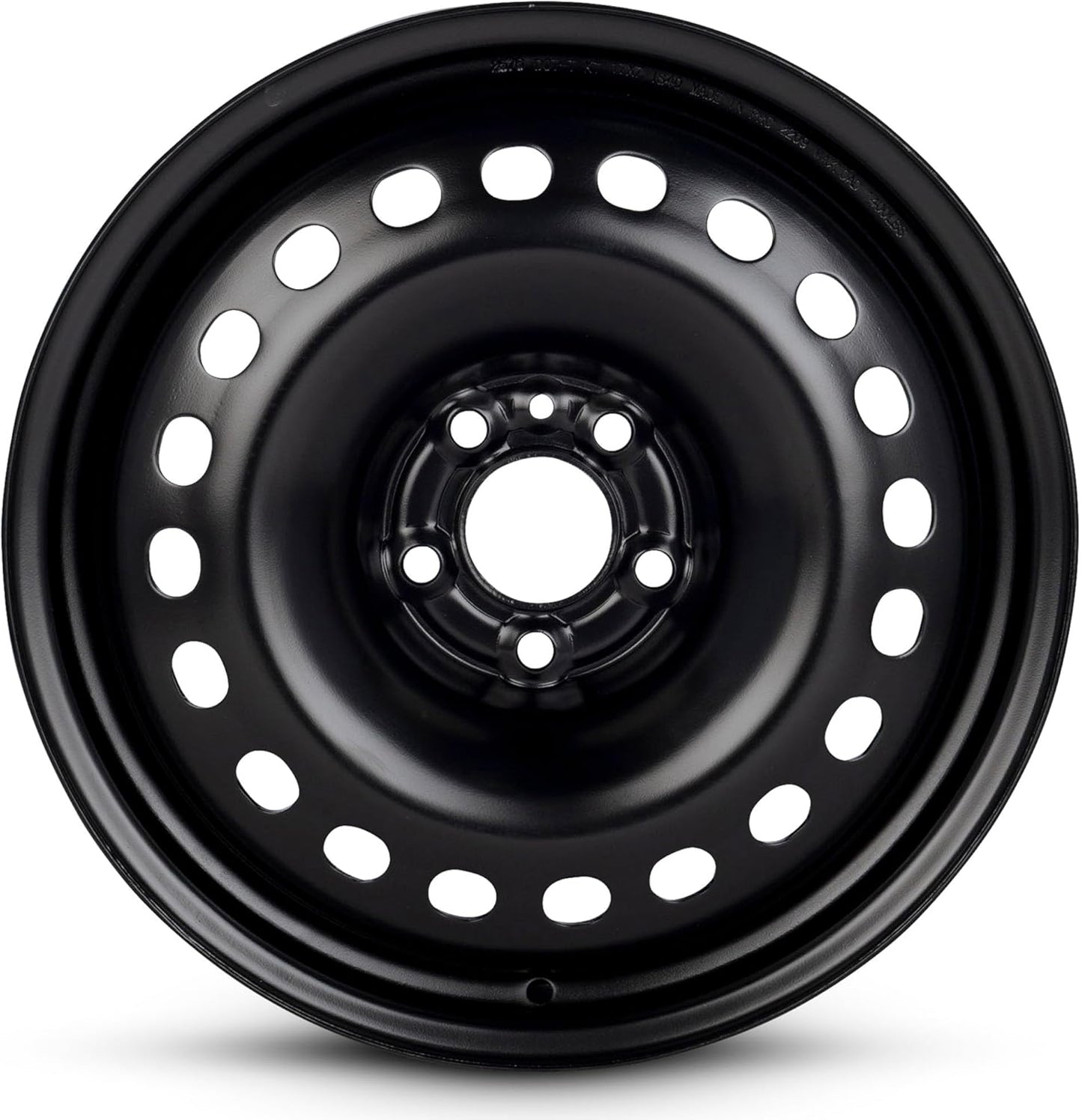 For 2014-2024 Jeep Cherokee 17 Inch Painted Black Rim - OE Direct Replacement - Road Ready Car Wheel