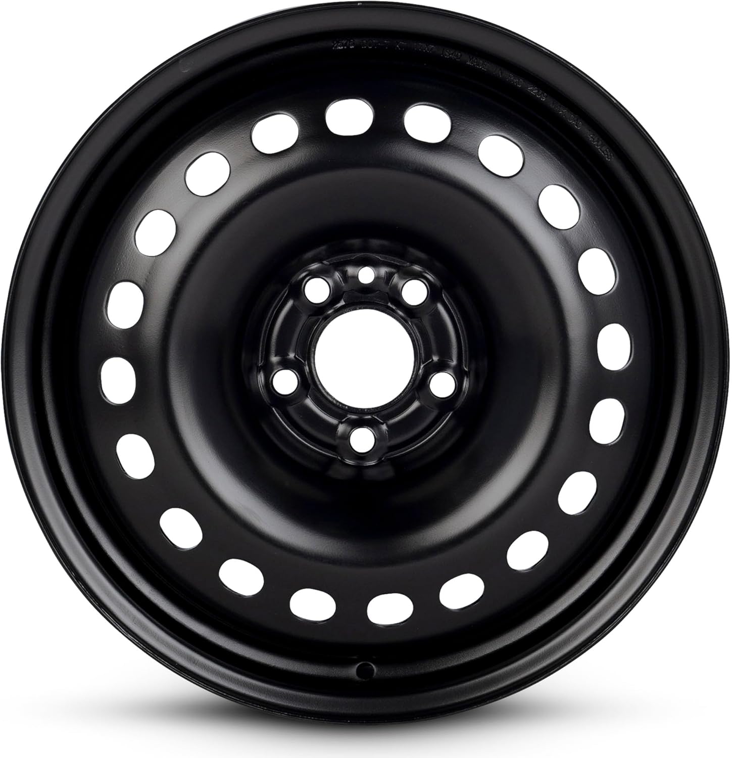 For 2014-2024 Jeep Cherokee 17 Inch Painted Black Rim - OE Direct Replacement - Road Ready Car Wheel