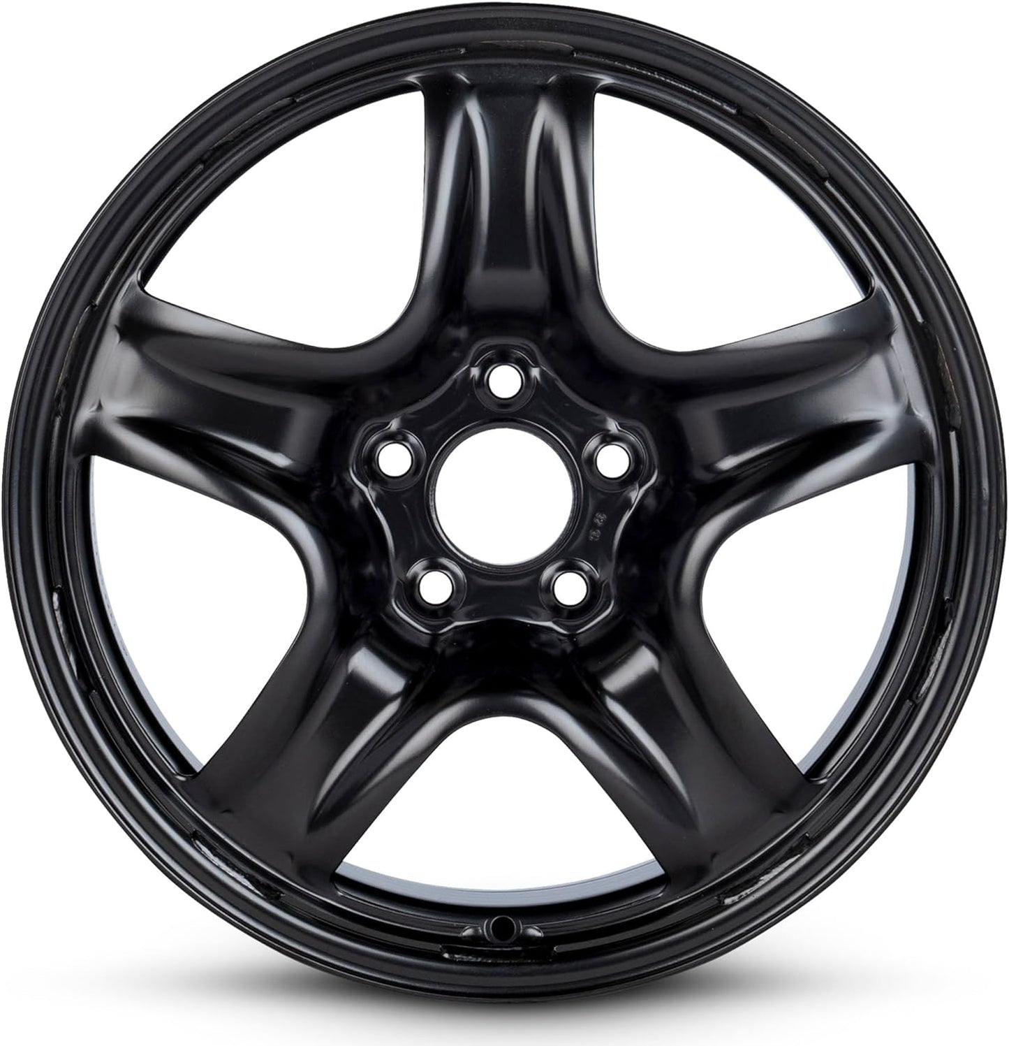 For 2005-2012 Chevrolet Malibu 17 Inch Black Painted Steel Rim - OE Direct Replacement - Road Ready Car Wheel