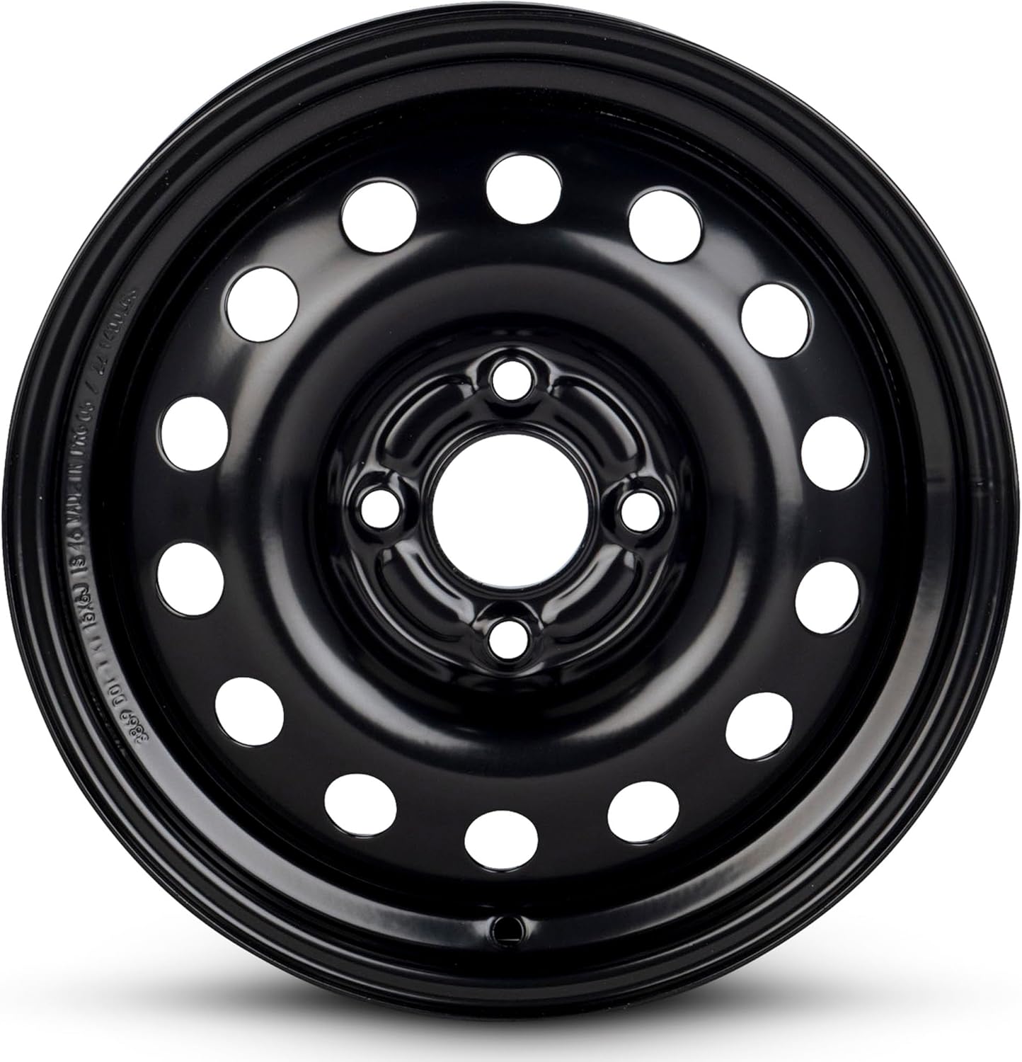 For 2011-2019 Ford Fiesta 15 Inch Painted Black Rim - OE Direct Replacement - Road Ready Car Wheel