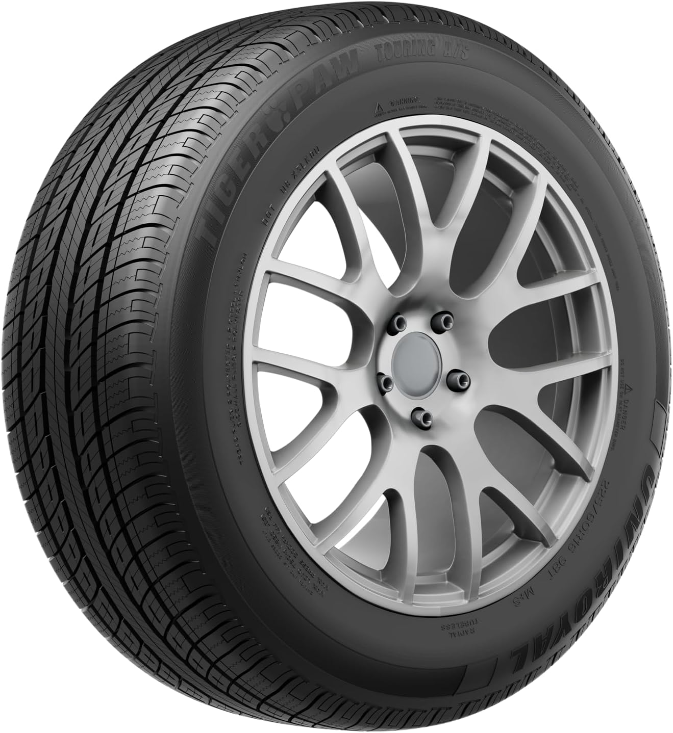 Uniroyal Tiger Paw Touring A/S All Season Car Tire for Passenger Cars and Minivans - 245/60R18 105V