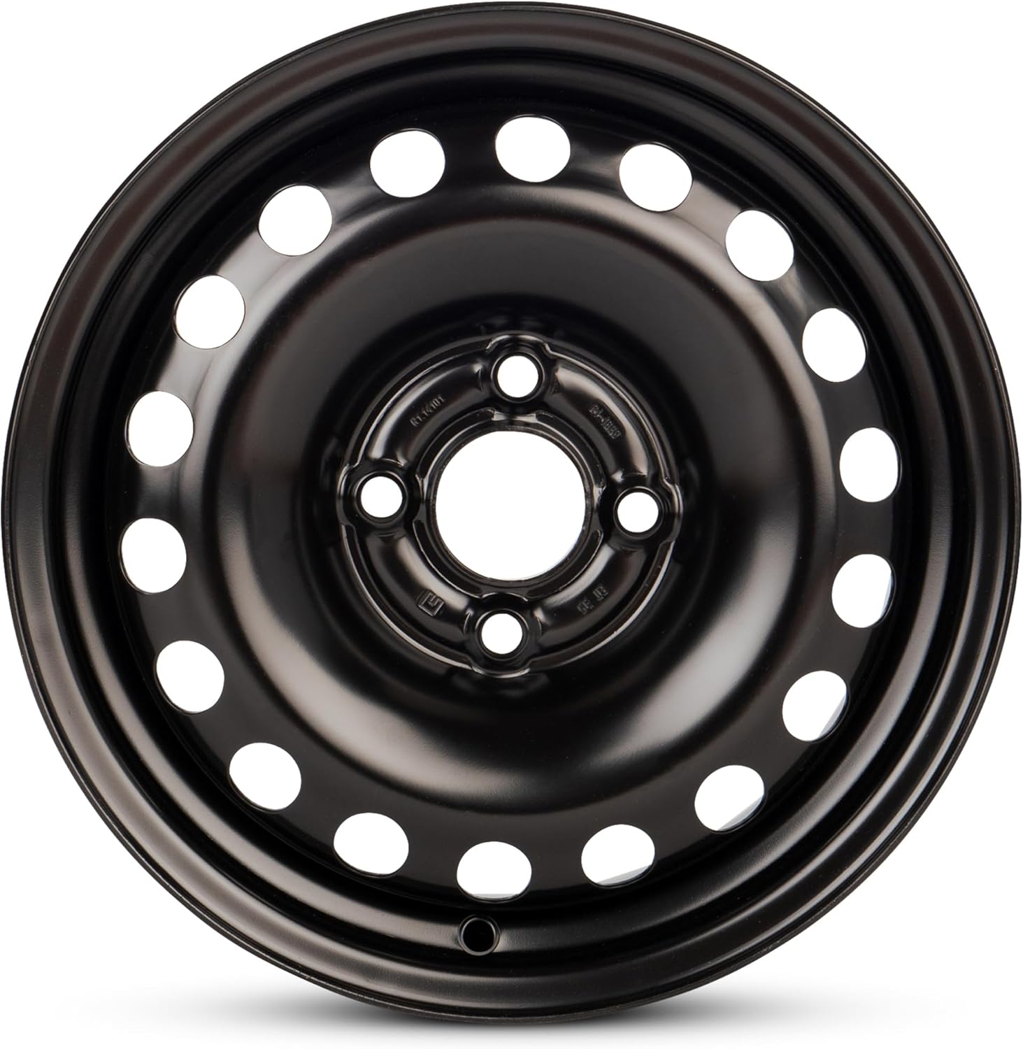 For 1991-2002 Saturn S Series 14 Inch Painted Black Rim - OE Direct Replacement - Road Ready Car Wheel