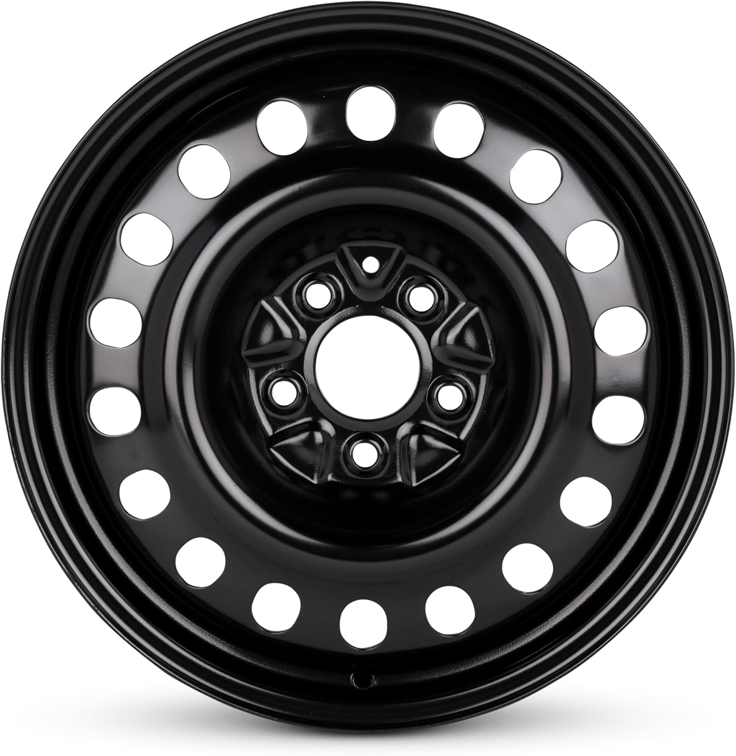 For 03-21 Mazda 3 17 Inch Painted Black Steel Rim - OE Direct Replacement - Road Ready Car Wheel