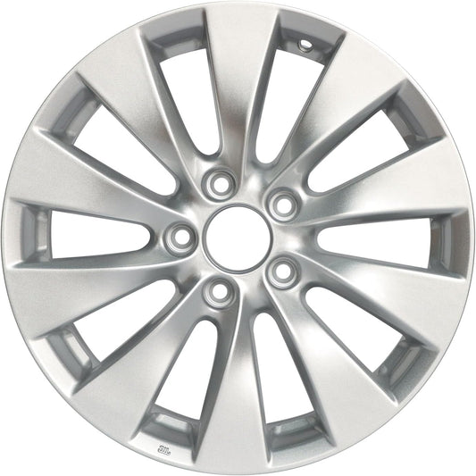 17x7.5" 17 Inch OEM Design Wheel Rims Fits for 2013 2014 2015 Honda Accord Silver Factory Wheel Replacement Rim 42700T2AA92 42700T2AA91 T2A17075B, Direct Fit