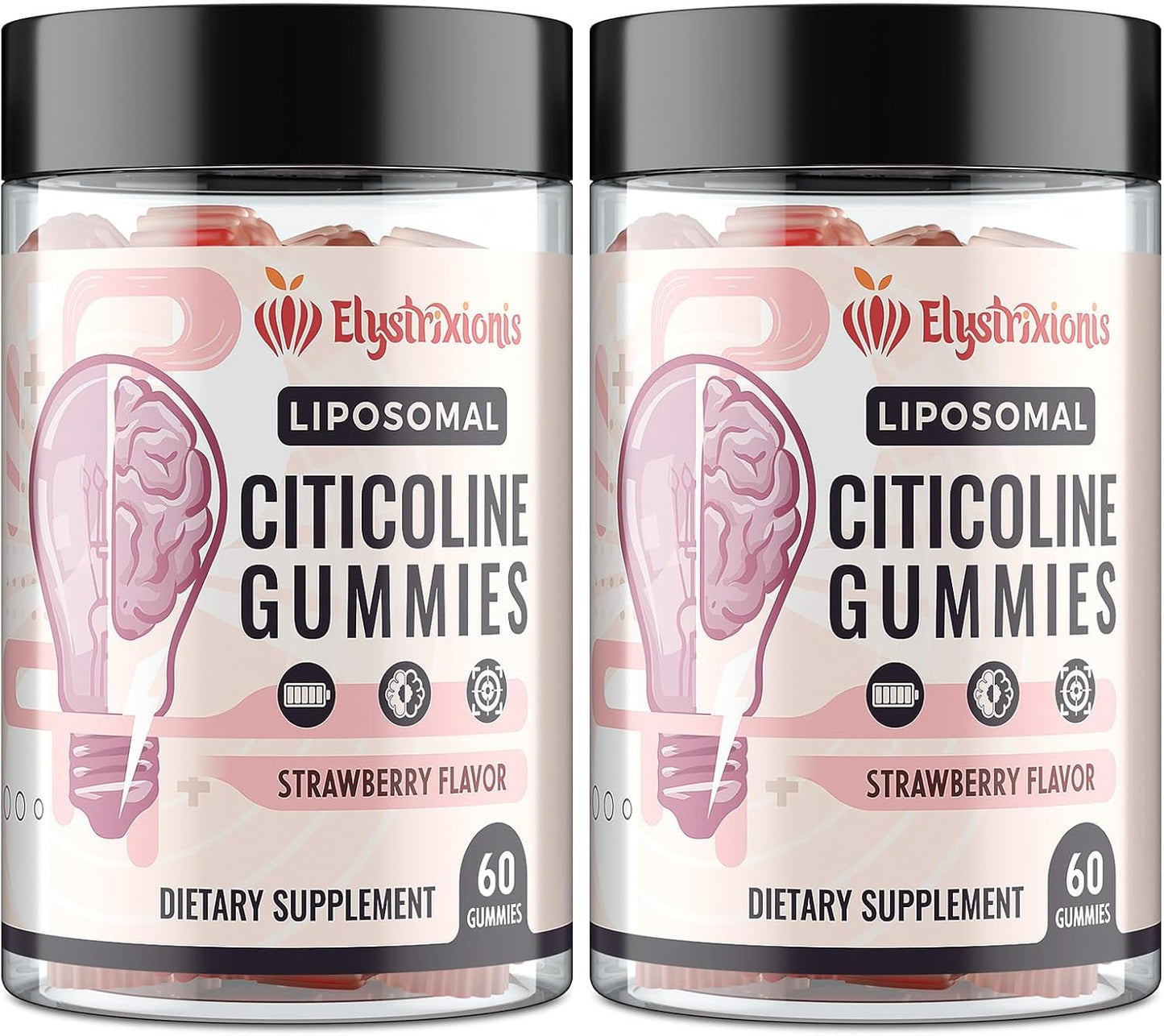 Citicoline Supplement, CDP Choline, Brain Supplement for Memory and Focus | Cognitive Function & Energy Improvement | Citicoline 1000mg Plus Lion's Mane Extract 500mg per Serving (120 Count)