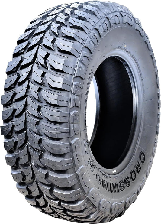 Crosswind M/T Mud Off-Road Light Truck Radial Tire-LT265/70R16 265/70-16 110/107Q Load Range C LRC 6-Ply BSW Black Side Wall
