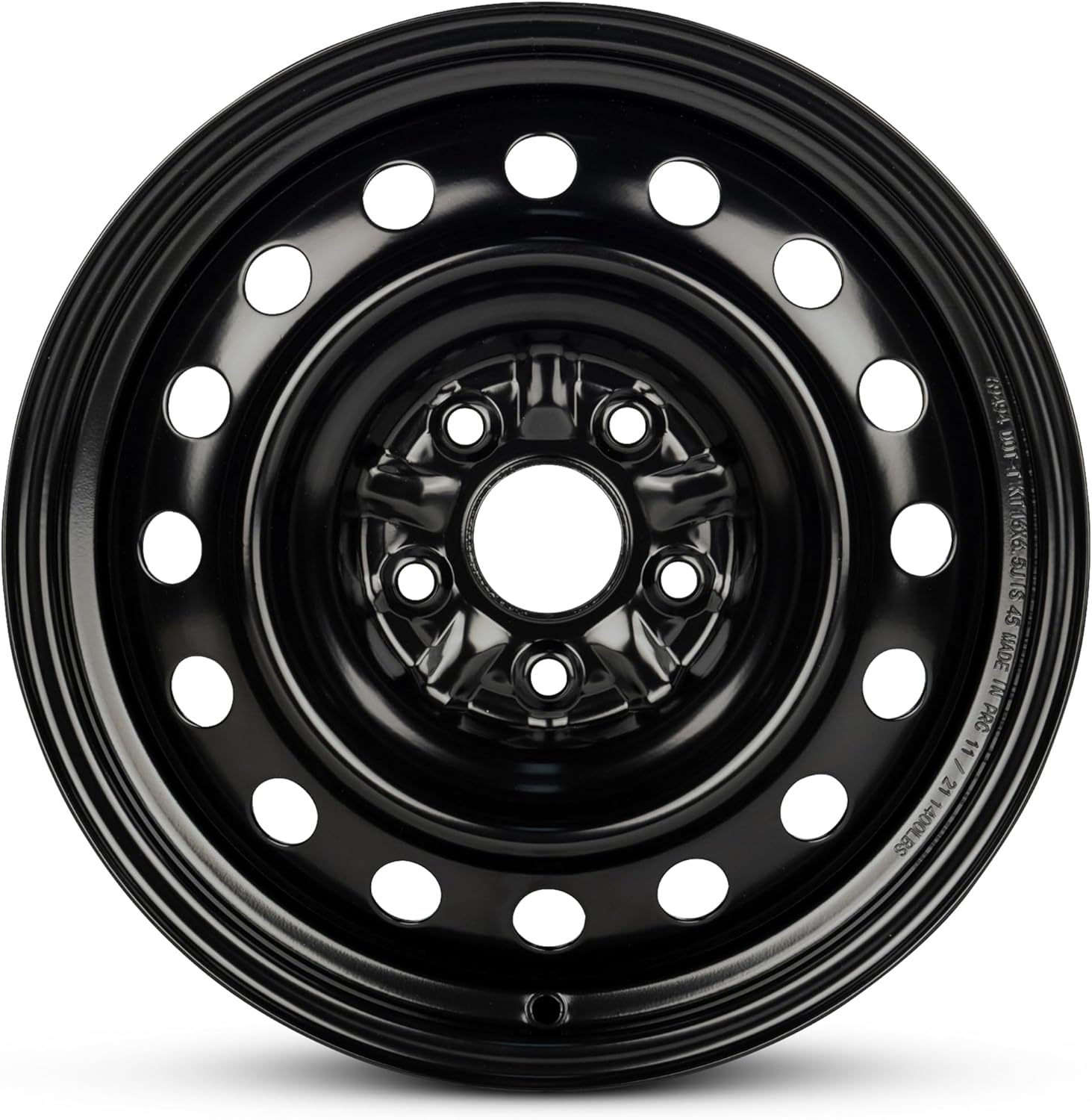 For 08-15 Scion XB 16 Inch Black Steel Rim - OE Direct Replacement - Road Ready Car Wheel