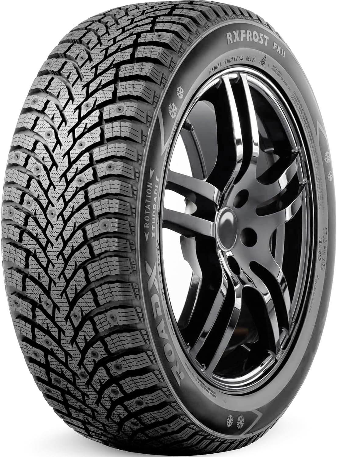 Rxfrost FX11 Truck/SUV Winter Touring Radial Tire-235/55R19 235/55/19 235/55-19 101H Load Range SL 4-Ply BSW Black Side Wall