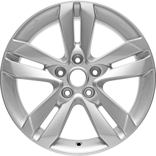 Factory Wheel Replacement New 17x7.5 inches 17 Inch Premium Aluminum Alloy Wheel Rim for Nissan Altima 2010 2011 2012 2013 | ALY62552U20N | Direct Fit - OE Stock Specs, Silver