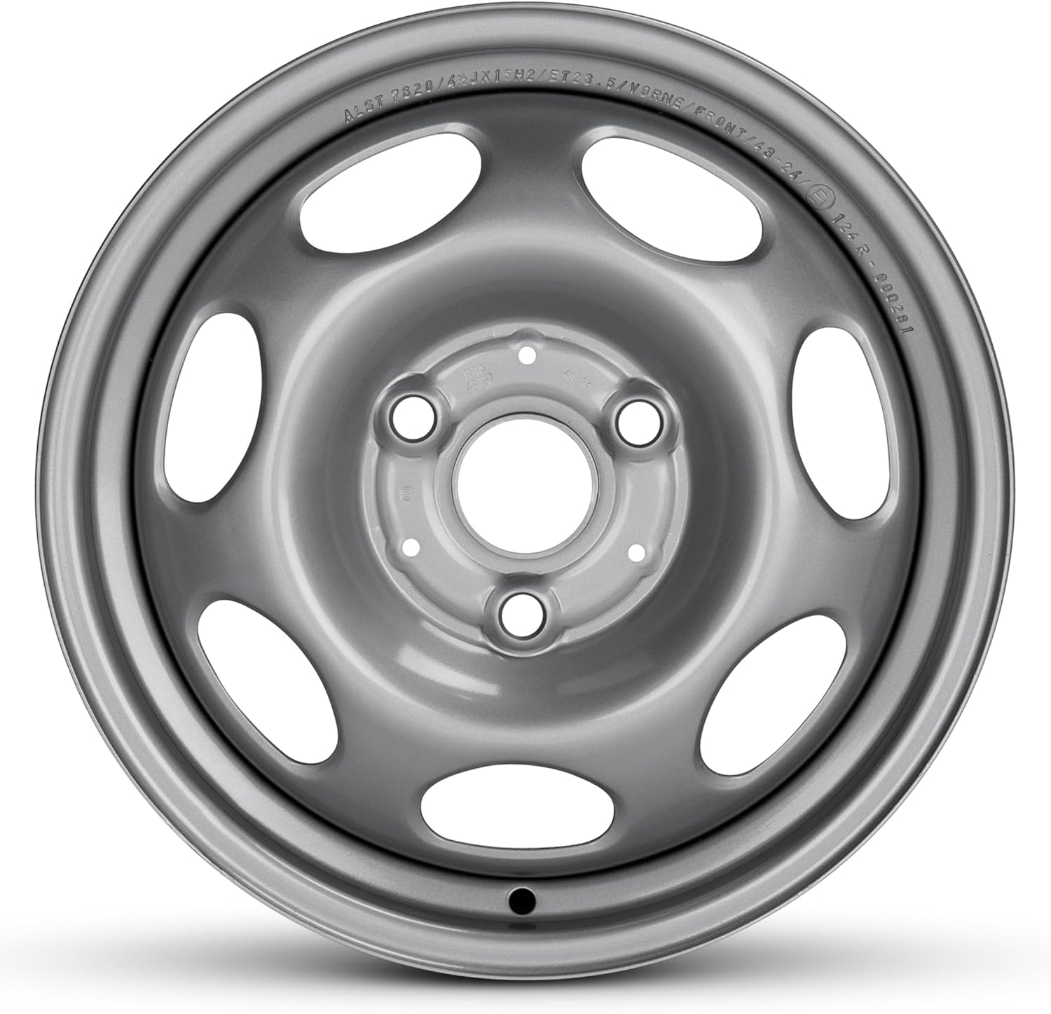 For 2008-2014 Smart Fortwo II 15 Inch Painted Silver Rim - OE Direct Replacement - Road Ready Car Wheel