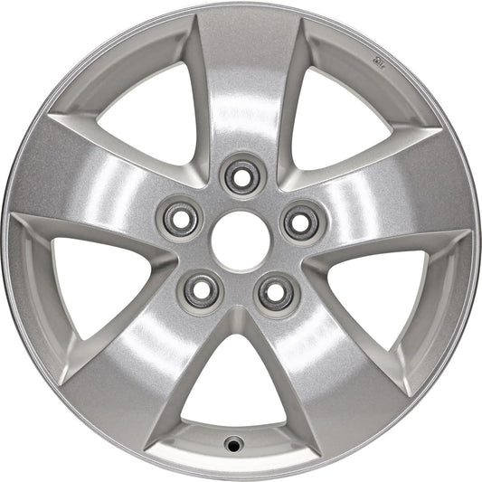 New 17x6.5 17-Inch Silver Aluminum Alloy Wheel Rim Fits Dodge Grand Caravan and Journey 2011-2018 ALY02421U20N